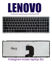 تصویر  Keyboard Lenovo Z500 با فريم نقره اي