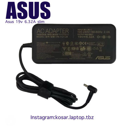تصویر  Adaptor  Asus 19v 6.32A Slim GIMO PLUS