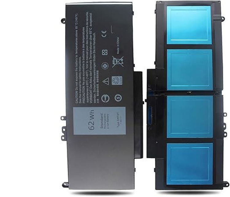 تصویر  باتری لپتاپ دل Battery Dell E5570 HH با پارت نامبر 6MT4T