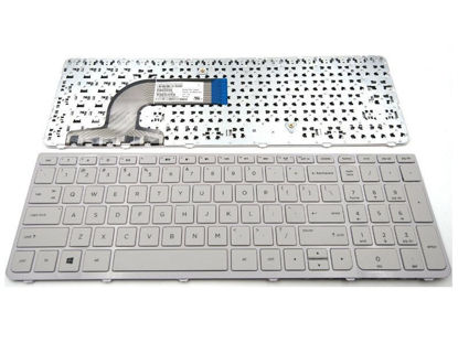تصویر  Keyboard  HP Pavilion 15-N White_With Frame