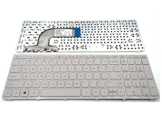 تصویر  Keyboard  HP Pavilion 15-N White_With Frame