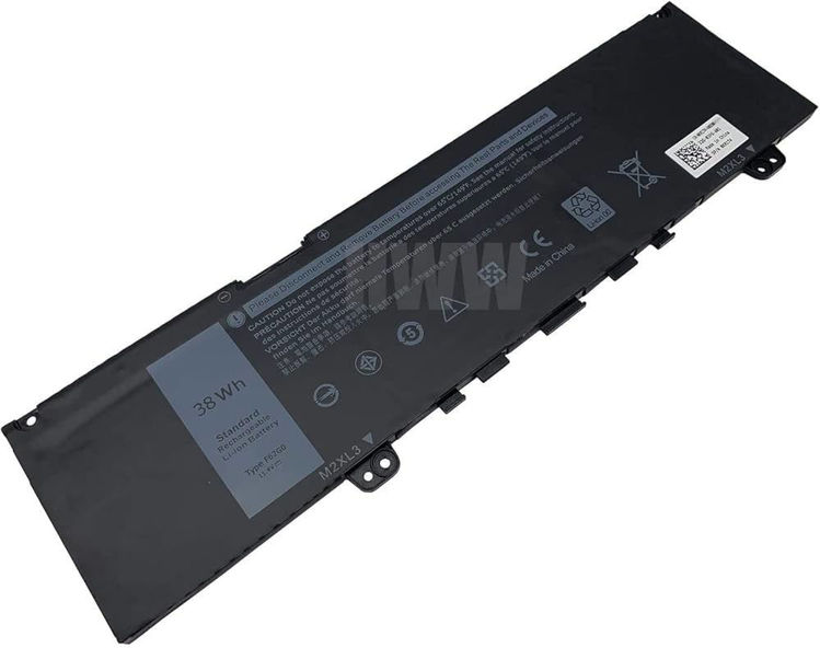 تصویر  باتری لپتاپ دل Battery Dell 13-5370 F62G0 Gimo Plus