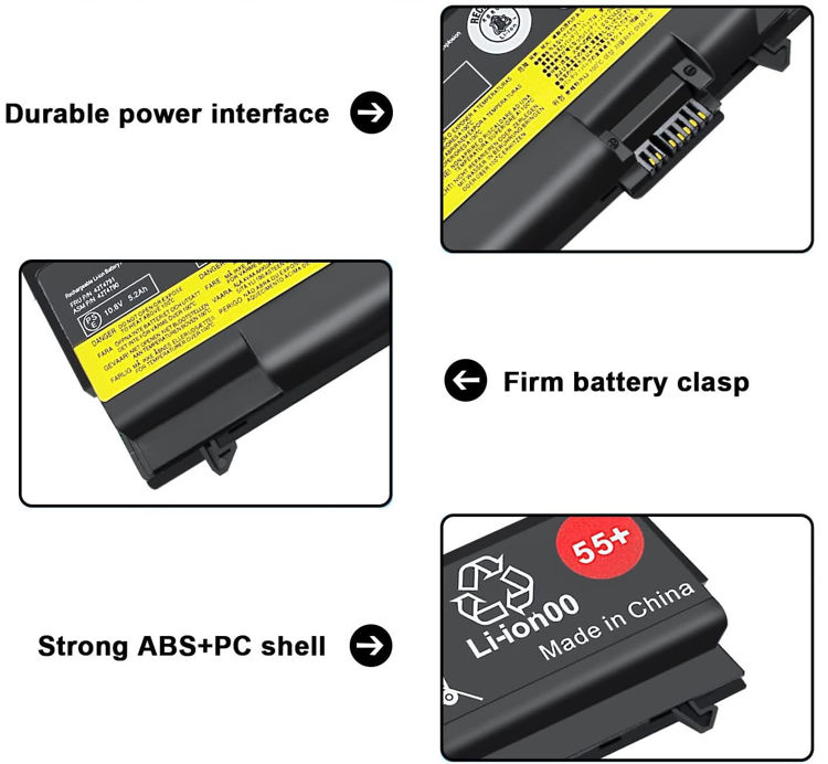 تصویر  باتری لپتاپ لنوو Battery  Lenovo T410  T510 HH