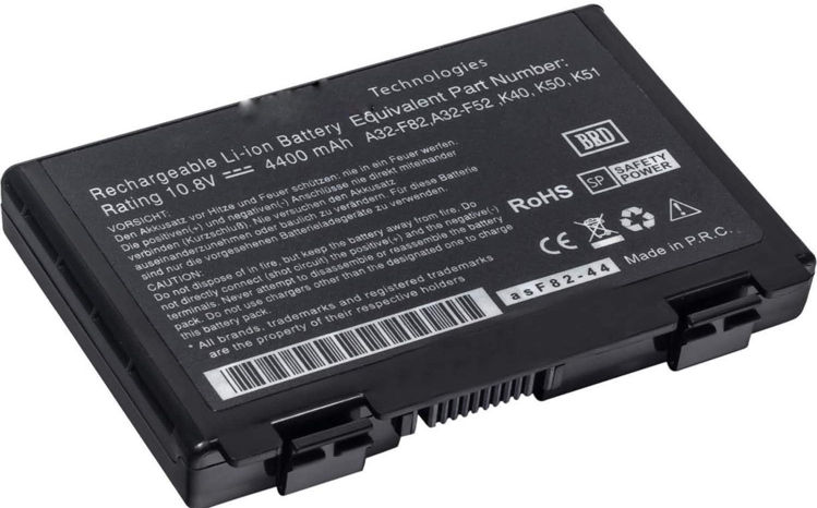 تصویر  باتری لپتاپ ایسوس Battery  Asus K40  K50 F82 HH
