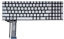 تصویر  Keyboard Asus N552 N551 نقره اي با بک لايت اينتر کوچک
