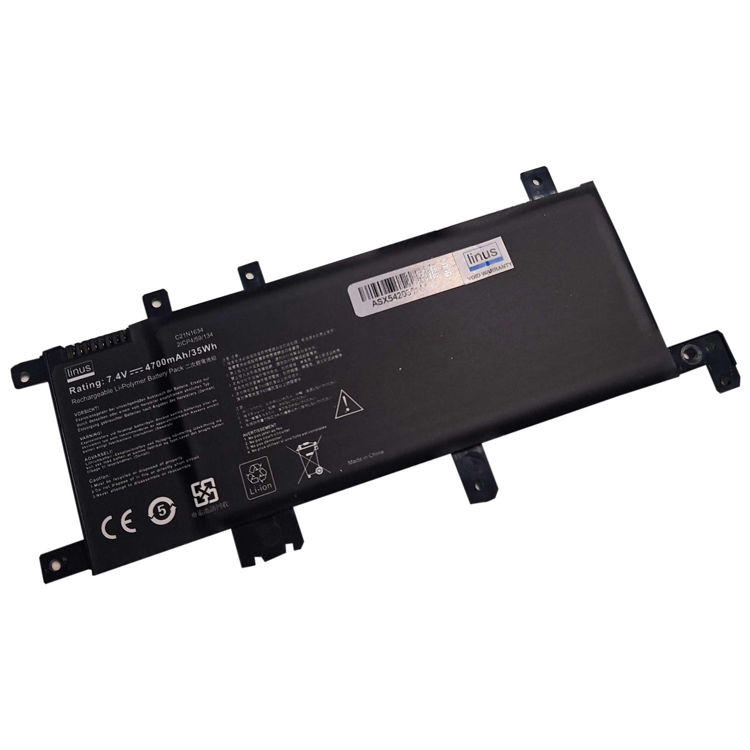 تصویر  باتری لپتاپ ایسوس Battery Asus R542 X542 C21N1634 Linus