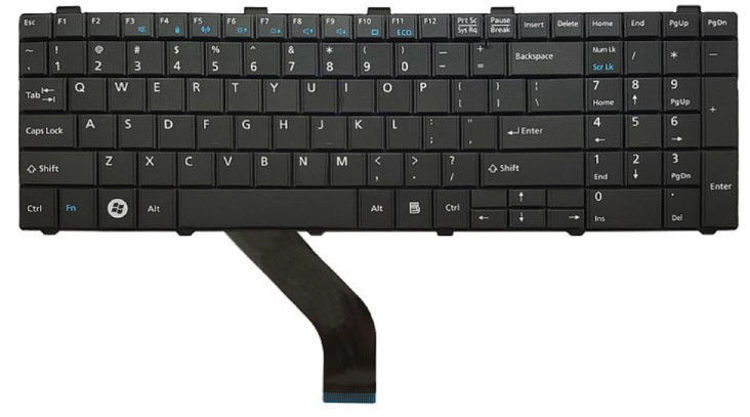 تصویر  Keyboard Fujitsu AH530 مشکي