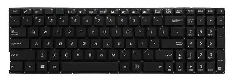 تصویر  کیبورد لپتاپ ایسوس Asus R542