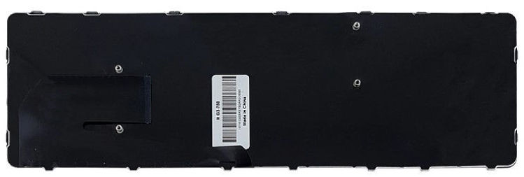 تصویر  Keyboard HP 850-G3 مشکی با فریم نقره ای