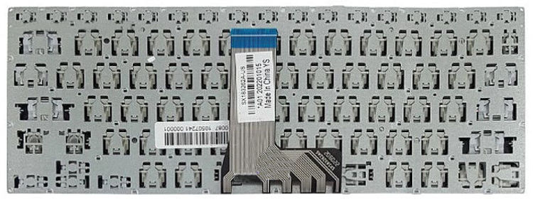 تصویر  Keyboard Asus R423 اينتر کوچک مشکی بدون فريم