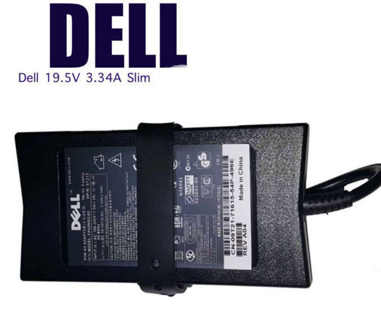 تصویر  شارژر لپتاپ دل Dell 19.5V 3.34A Slim