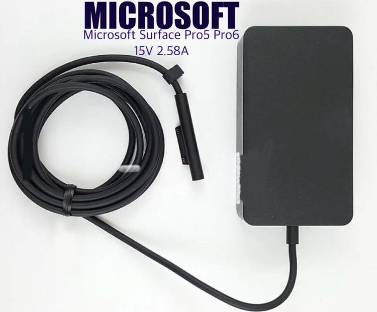 تصویر  شارژر لپتاپ سورفیس  Surface PRO5-PRO6 15v 2.58A