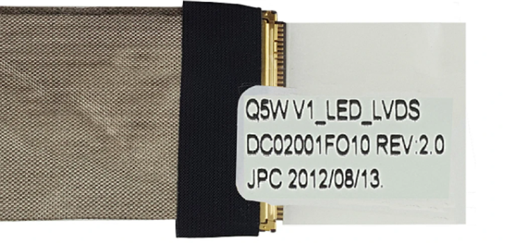 تصویر  فلت تصویر لپتاپ 40 پین ایسر  E1-571 با پارت نامبر  DC02001FO10-DC020010L10-Q5WV1-Q5WT6