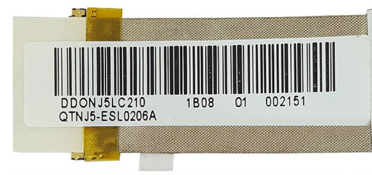 تصویر  فلت تصویر لپتاپ  ایسوس N55 با پارت نامبر  QTNJ5-DDONJ5LC210-DD0NJ5LC310