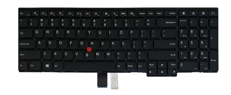 تصویر  کیبورد لپتاپ لنوو E531 با موس و فریم