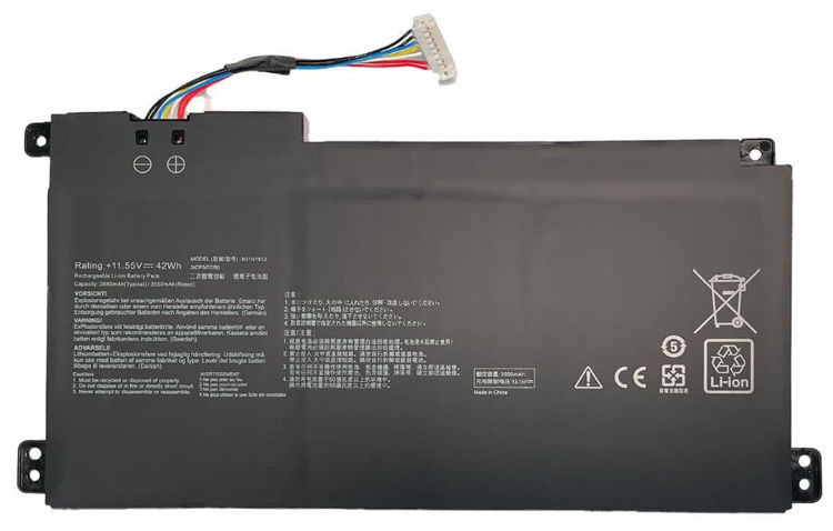 تصویر  باتری لپتاپ ایسوس Battery Asus VivoBook E410 با  پارت نامبر  B31N1912