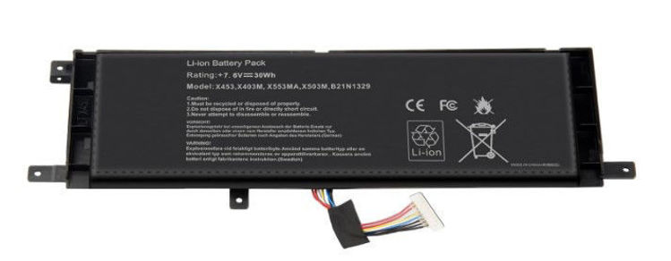 تصویر  باتری لپتاپ ایسوس Battery Asus X553 با پارت نامبر B21N1329