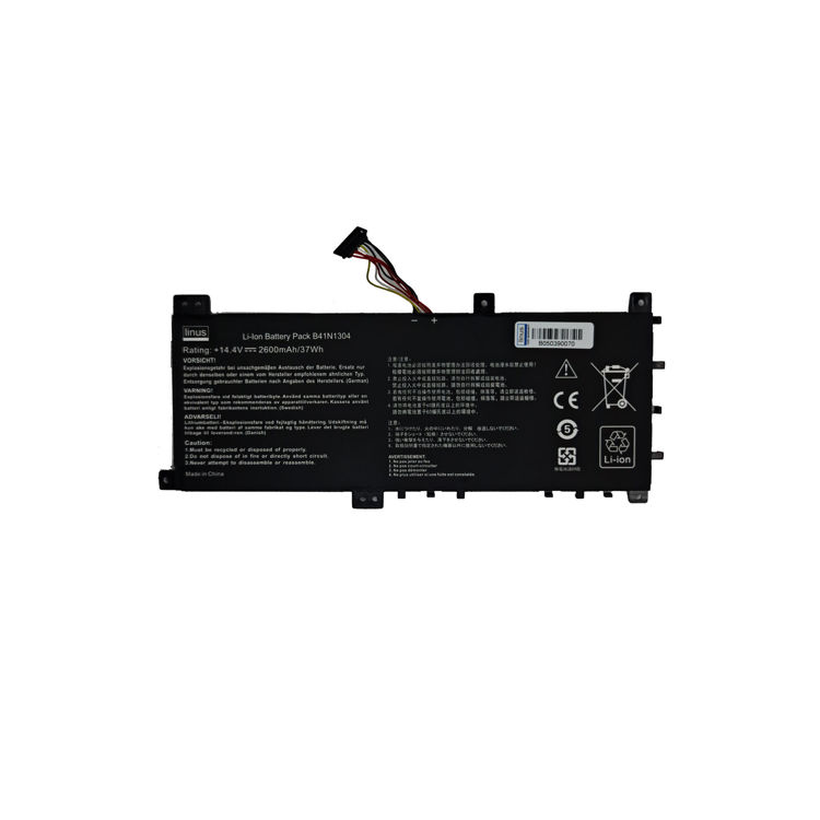 باتری لپتاپ ایسوس Battery Asus K451 Linus با پارت نامبر  B41N1304-نمای کلی