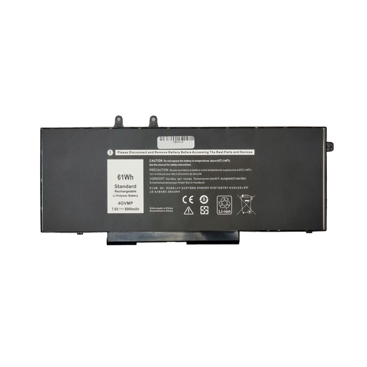 باتری لپتاپ دل Battery Dell Precision 7590 HH با پارت نامبر 4GVMP - نمای پشت باتری