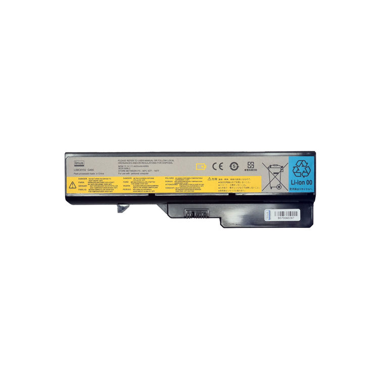 باتری لپ تاپ لنوو Battery Lenovo G560 Linus با پارت نامبر  L08S6Y21- نمای پشت باتری