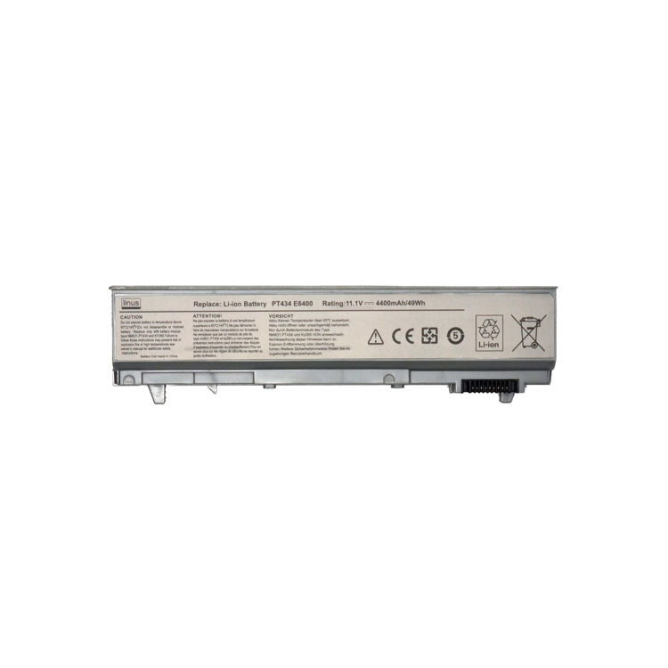باتری لپ تاپ دل Battery Dell E6400 Linus- نمای پشت باتری