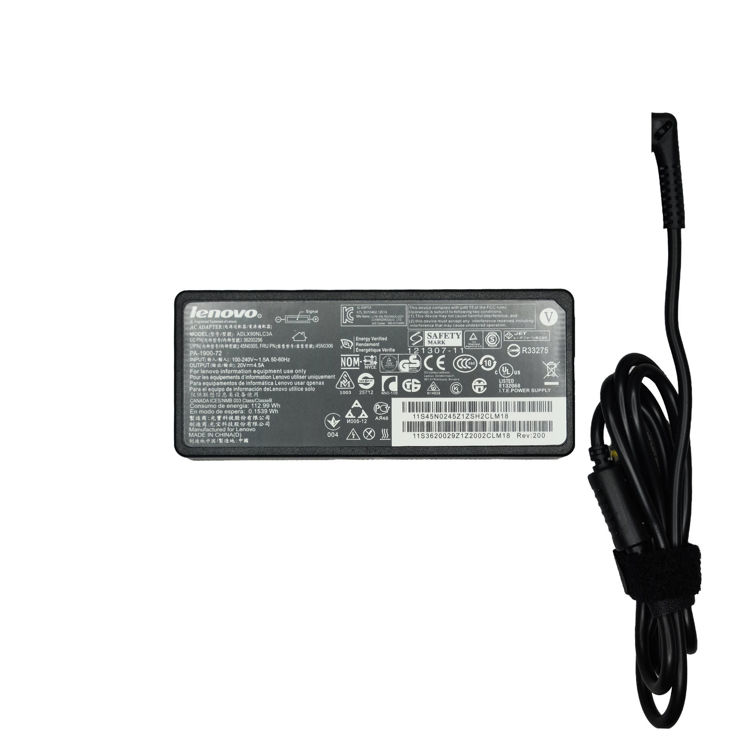آداپتور لپ تاپ لنوو Adapter Lenovo 20V 4.5A Linus - نمای روبرو