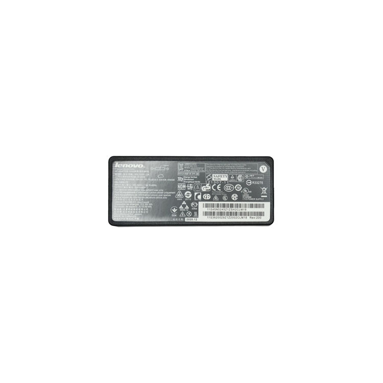 آداپتور لپتاپ لنوو Adapter Lenovo 20V 4.5A Linus - نمای روبرو